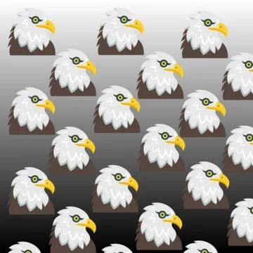 Eagle pattern Stock Illustration