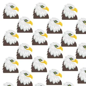 Eagle pattern Stock Illustration