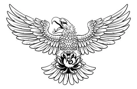 Eagle Pool 8 Ball Billiards Mascot Cartoon Stock Illustration