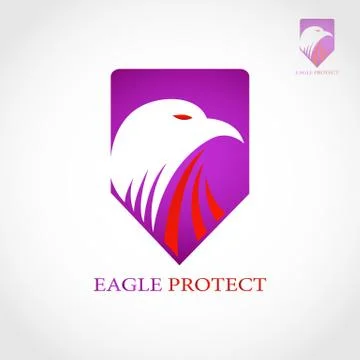 EAGLE PROTECT LOGO 2 Stock Illustration