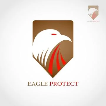 EAGLE PROTECT LOGO 5 Stock-Illustration