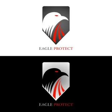 EAGLE PROTECT LOGO 6 Stock Illustration