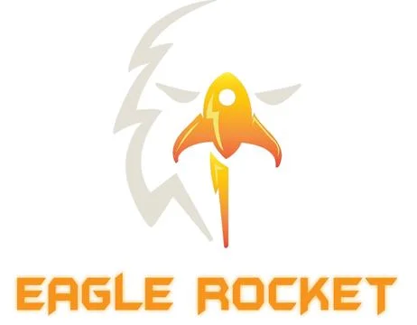 Eagle Rocket Logo Vector File Stock Illustration