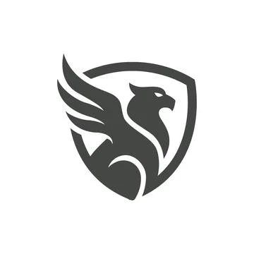 Eagle Shield Security Premium Business Logo Stock Illustration