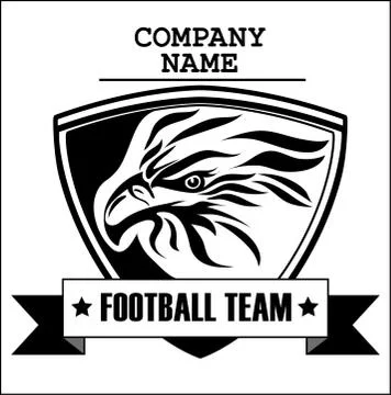 Eagle, soaring eagle, bird, portrait, vector, image, isolated Stock Illustration