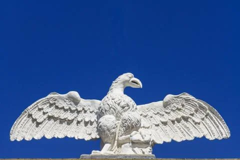Eagle stone statue Stock Photos