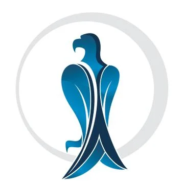 Eagle stylized 스톡 일러스트