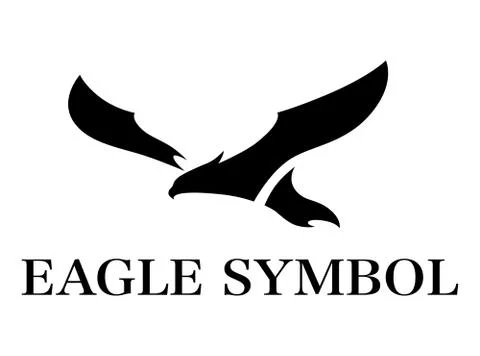 Eagle symbol 1 Stock-Illustration