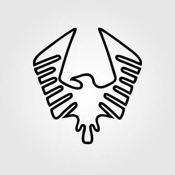 Eagle symbol - vector illustration Stock Illustration