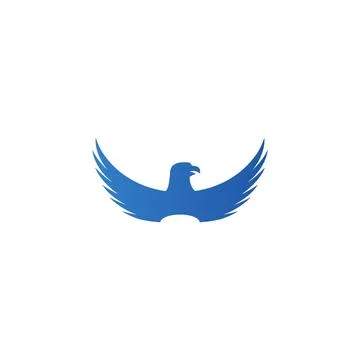 Eagle vector bird abstract logo design eagle logo Stock Illustration