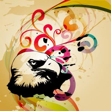 Eagle vector Illustrazione stock