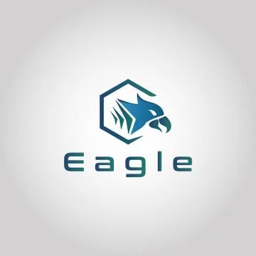 Eagle vector logo design template Stock Illustration