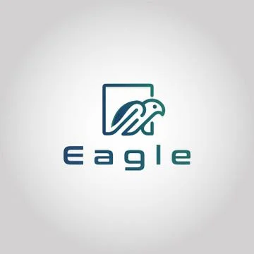 Eagle vector logo design template inspiration 스톡 일러스트