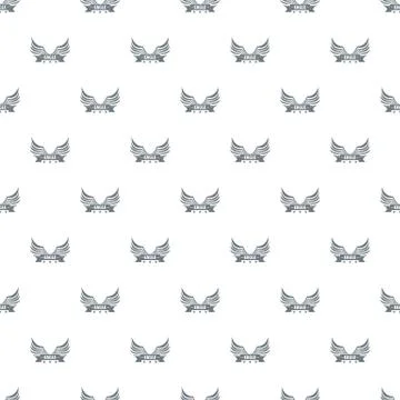 Eagle wing pattern seamless Illustrazione stock