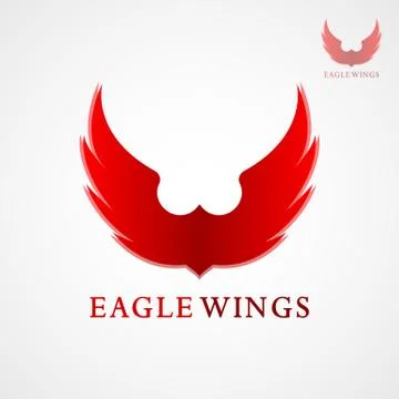 EAGLE WINGS LOGO Stock-Illustration