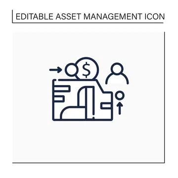 EAM line icon イラスト素材