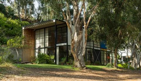 Eames House, Case Study House No. 8, in Los Angeles 스톡 사진