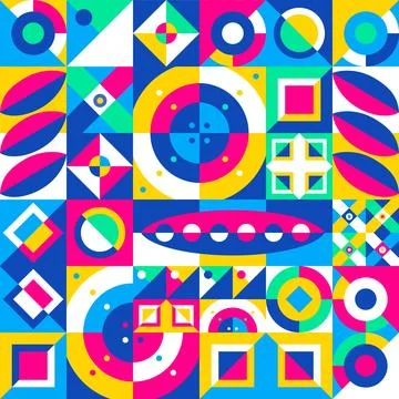 Eamless-pattern-geometric-seamless-background 库存插图