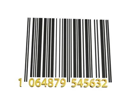 EAN Bar Code A 3D EAN bar code Copyright: xZoonar.com/AlainxdexMaximyx 816... Foto stock