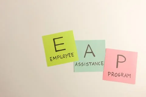 EAP employee assistance program acronym isolated on white background 写真素材
