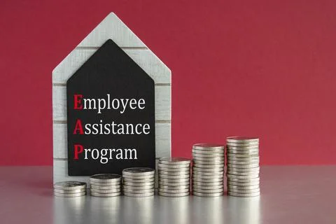 EAP employee assistance program symbol. Concept words Employee assistance Stock Photos