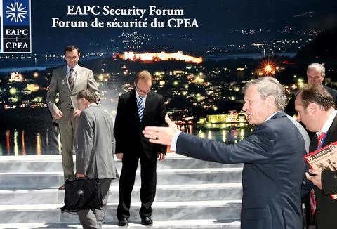 Eapc Security Forum in Macedonia - Jun 2007 스톡 사진