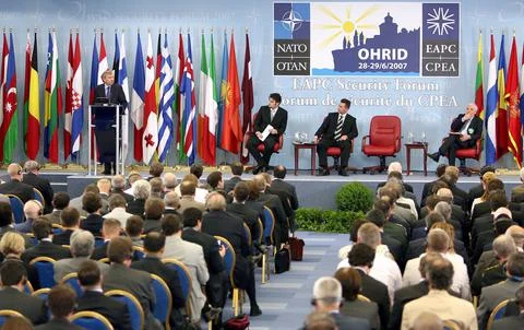 Eapc Security Forum in Macedonia - Jun 2007 Stock Photos