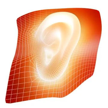 Ear, artwork Stock Illustration