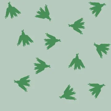 Ear barley glyph vector seamless pattern イラスト素材