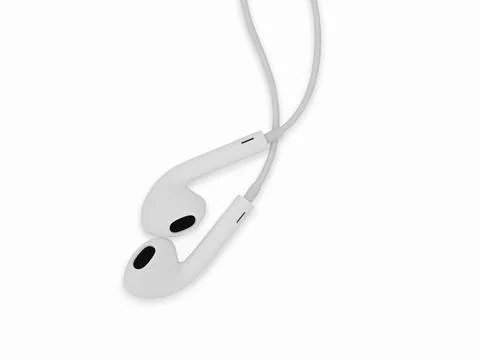 Ear buds white Stock Photos