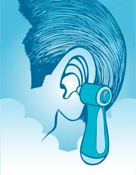 Ear check Stock Illustration