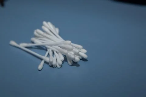 Ear cleaning sticks Stock Photos