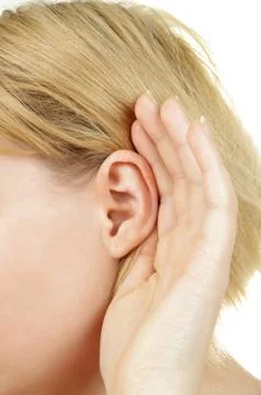 Ear closeup Stock Photos