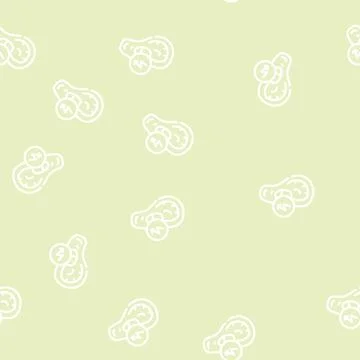 Ear cutting ache line vector seamless pattern 스톡 일러스트