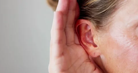 Ear Damage And Hear Problems, Damage Aid Stock Footage 244963427