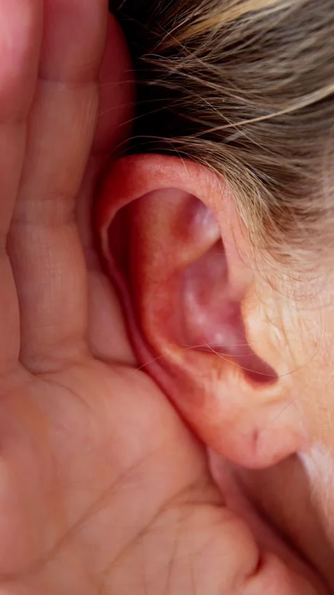 Ear Damage And Hear Problems, Damage Aid Stock Footage 244969007