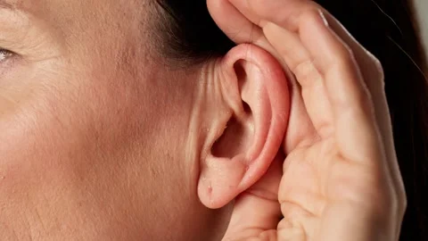 Ear Damage And Hear Problems, Damage Aid Stock Footage 303173810