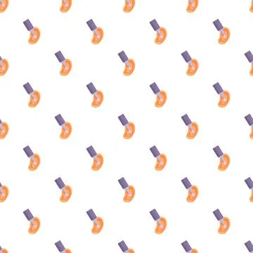 Ear drop treatment seamless pattern for otology care Stock Illustration