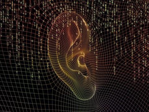 Ear Grid Stock Illustration