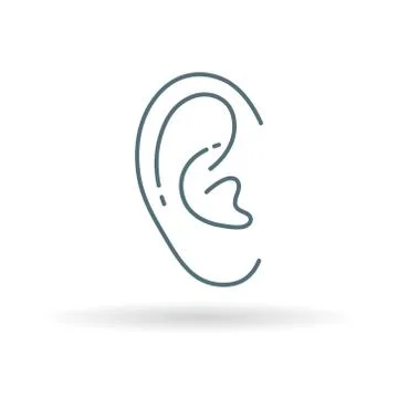 Ear icon Stock Illustration