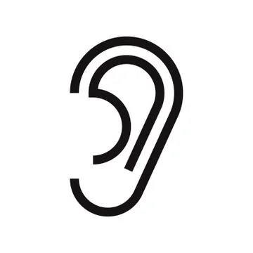 Ear icon Stock Illustration