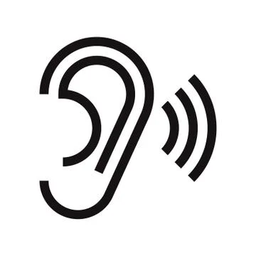 Ear icon Stock Illustration