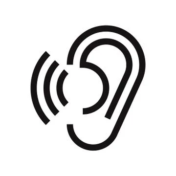 Ear icon Stock Illustration