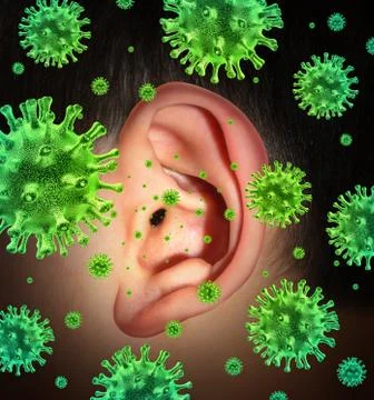 Ear infection Stock Illustration