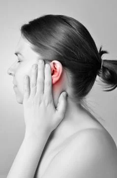 Ear pain Stock Illustration