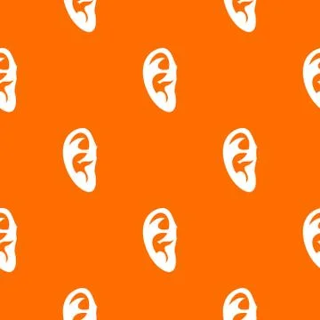 Ear pattern seamless Illustrazione stock