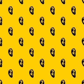 Ear pattern vector Illustrazione stock