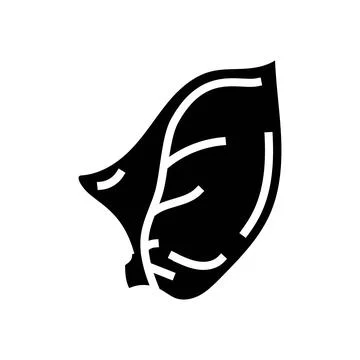 Ear pig animal glyph icon vector illustration Stock Illustration