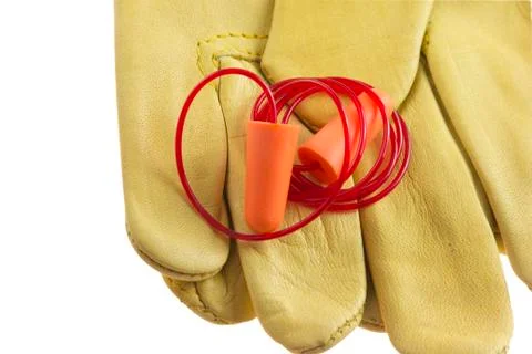 Ear plug closeup Stock Photos