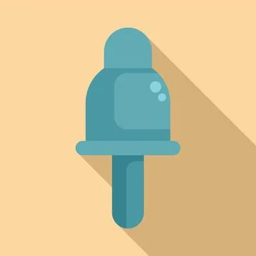 Ear plug equipment icon flat vector. Safety guard gear 스톡 일러스트